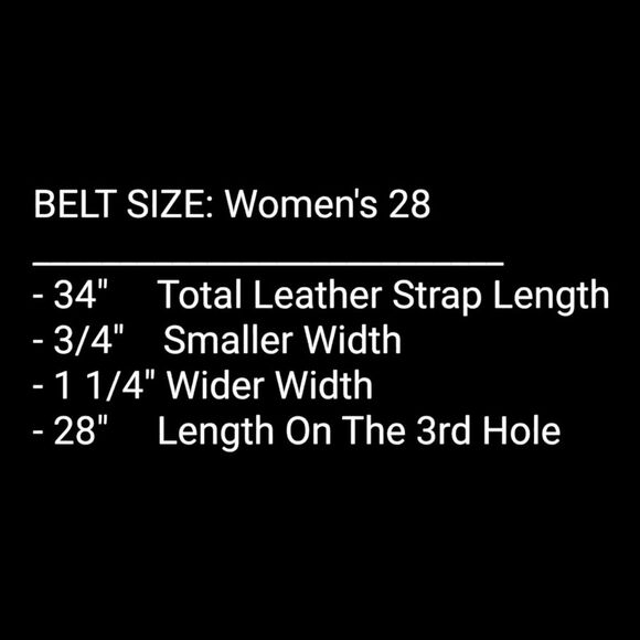 Silver Creek Collection Vintage Personalized Brown Tooled Leather Belt Womens 28 - Picture 11 of 11